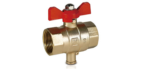 6 258 temperature measuring ball valve